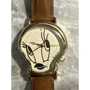Armitron‎ Tweety Bird Watch Women Gold Tone 1997 Armitron 2400/31 New Battery A